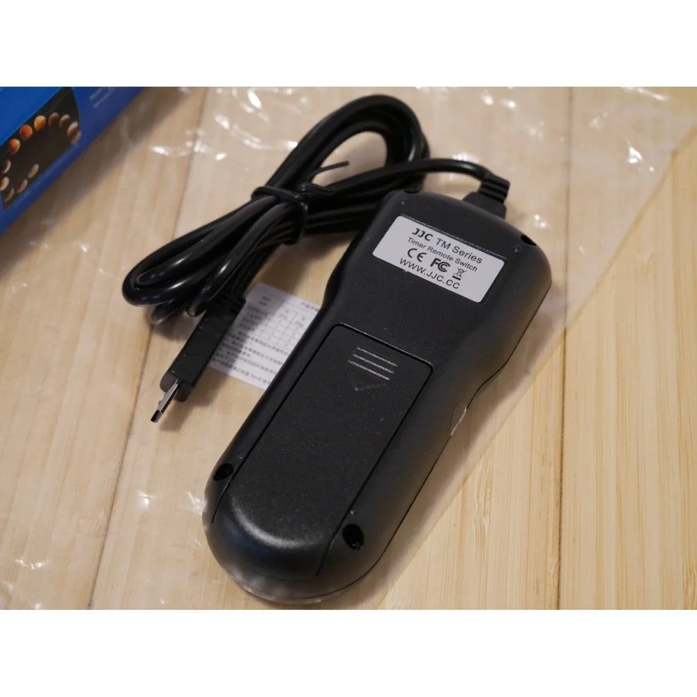 JJC Intervalometer Timer Remote Control Shutter Release Sony A6600 A7R A7S A6500